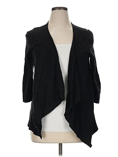 Pre-owned Lane Bryant Cardigan Sweater In Black