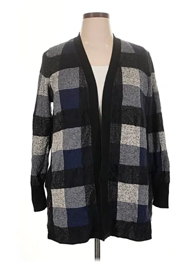 Pre-owned Lane Bryant Cardigan Sweater In Black