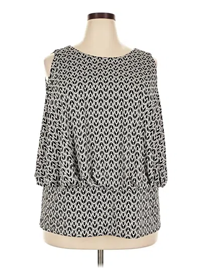 Pre-owned Lane Bryant Cardigan Sweater In Black