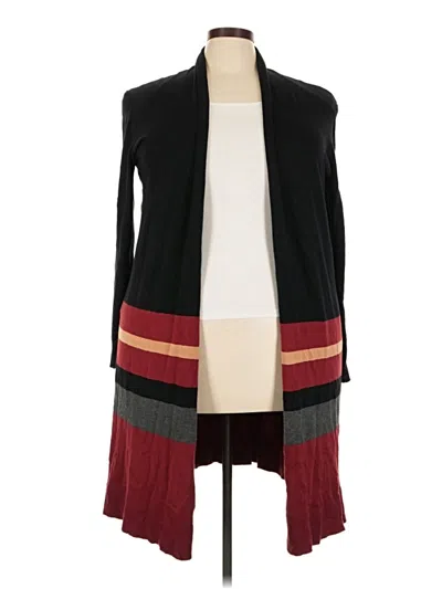 Pre-owned Lane Bryant Cardigan Sweater In Black