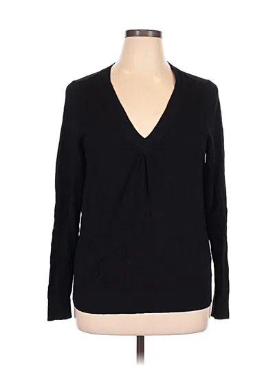 Pre-owned Lane Bryant Cardigan Sweater In Black