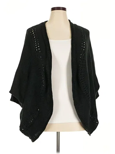 Pre-owned Lane Bryant Cardigan Sweater In Black