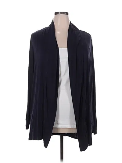 Pre-owned Lane Bryant Cardigan Sweater In Blue