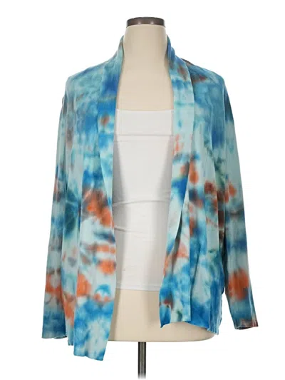 Pre-owned Lane Bryant Cardigan Sweater In Blue