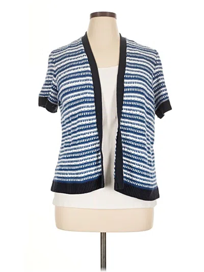 Pre-owned Lane Bryant Cardigan Sweater In Blue