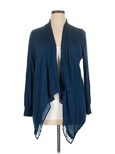Pre-owned Lane Bryant Cardigan Sweater In Blue