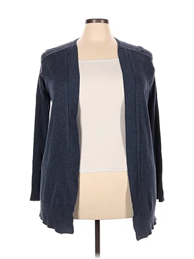 Pre-owned Lane Bryant Cardigan Sweater In Blue