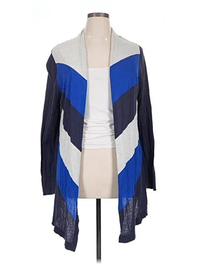 Pre-owned Lane Bryant Cardigan Sweater In Blue