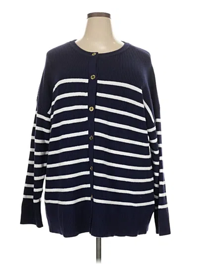 Lane Bryant Cardigan Sweater In Blue