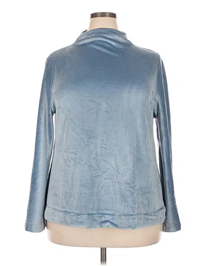 Pre-owned Lane Bryant Cardigan Sweater In Blue