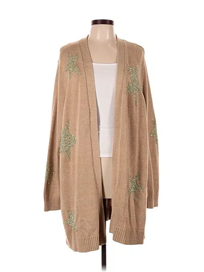 Pre-owned Lane Bryant Cardigan Sweater In Brown