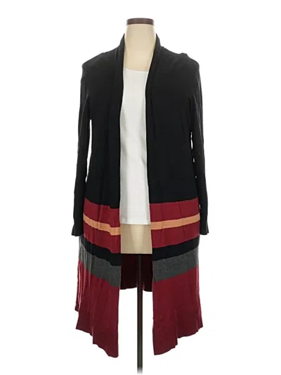 Pre-owned Lane Bryant Cardigan Sweater In Burgundy