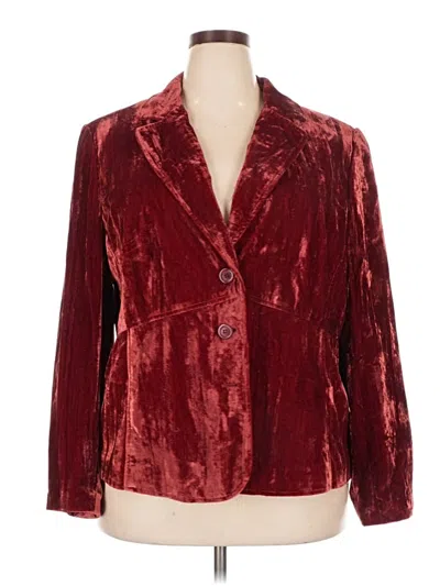 Pre-owned Lane Bryant Cardigan Sweater In Burgundy