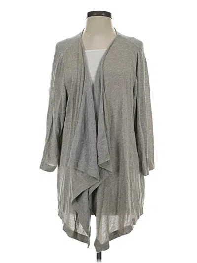 Pre-owned Lane Bryant Cardigan Sweater In Gray