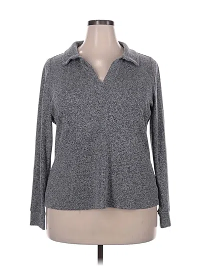 Pre-owned Lane Bryant Cardigan Sweater In Gray