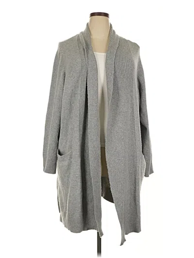 Pre-owned Lane Bryant Cardigan Sweater In Gray