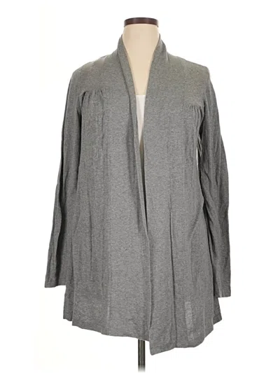 Pre-owned Lane Bryant Cardigan Sweater In Gray