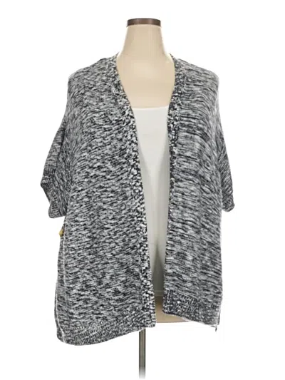Pre-owned Lane Bryant Cardigan Sweater In Gray