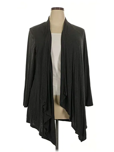 Pre-owned Lane Bryant Cardigan Sweater In Gray