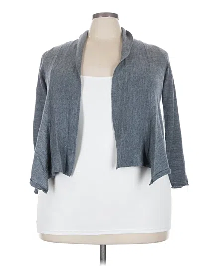 Pre-owned Lane Bryant Cardigan Sweater In Gray