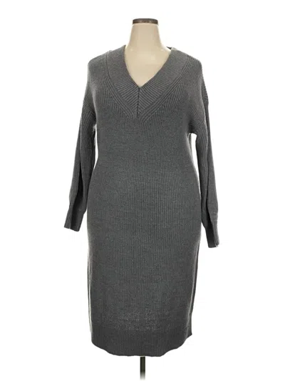 Lane Bryant Cardigan Sweater In Gray