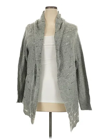 Pre-owned Lane Bryant Cardigan Sweater In Gray