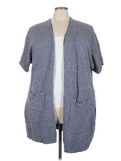 Pre-owned Lane Bryant Cardigan Sweater In Gray