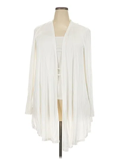 Pre-owned Lane Bryant Cardigan Sweater In Ivory