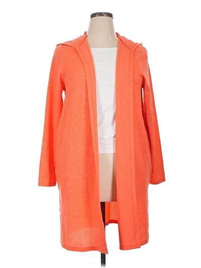 Pre-owned Lane Bryant Cardigan Sweater In Orange