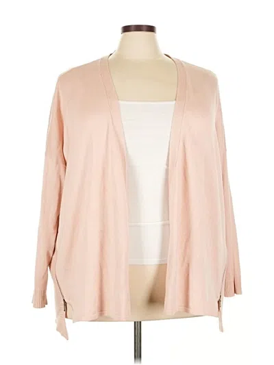Pre-owned Lane Bryant Cardigan Sweater In Pink