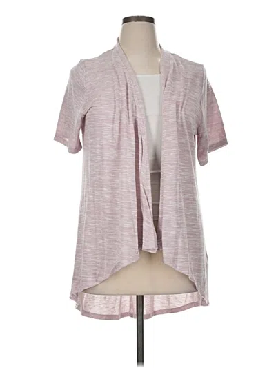 Pre-owned Lane Bryant Cardigan Sweater In Pink