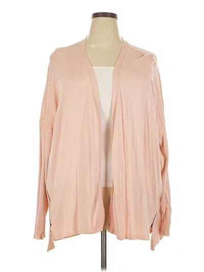 Pre-owned Lane Bryant Cardigan Sweater In Pink