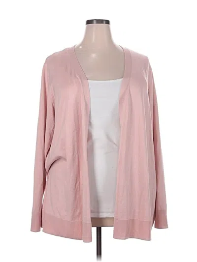 Lane Bryant Cardigan Sweater In Pink