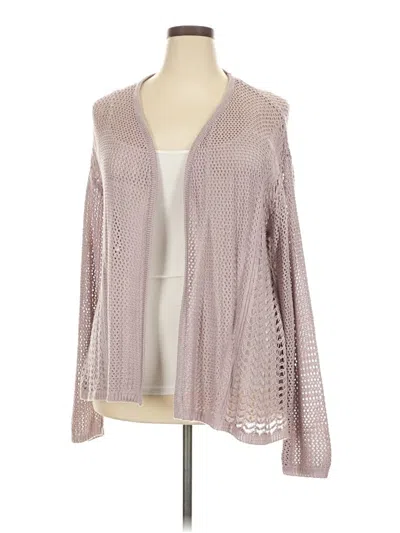 Pre-owned Lane Bryant Cardigan Sweater In Pink
