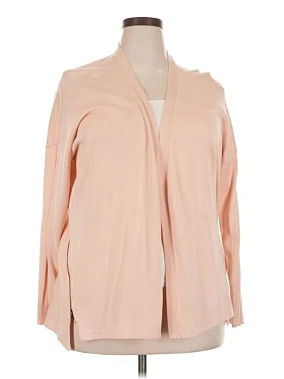 Pre-owned Lane Bryant Cardigan Sweater In Pink