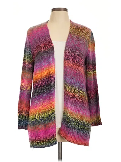 Pre-owned Lane Bryant Cardigan Sweater In Purple