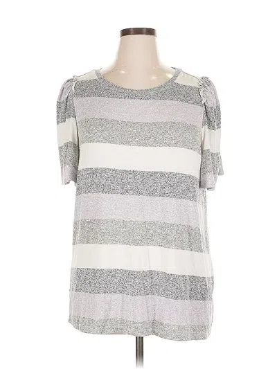 Pre-owned Lane Bryant Cardigan Sweater In Silver