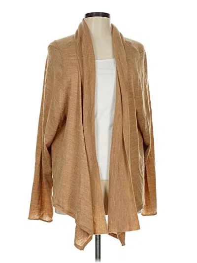 Pre-owned Lane Bryant Cardigan Sweater In Tan