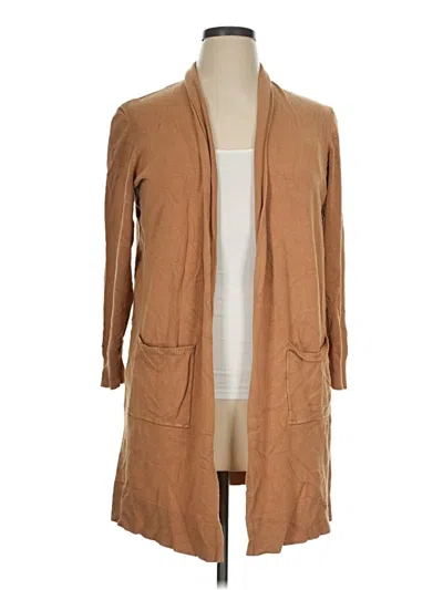 Pre-owned Lane Bryant Cardigan Sweater In Tan