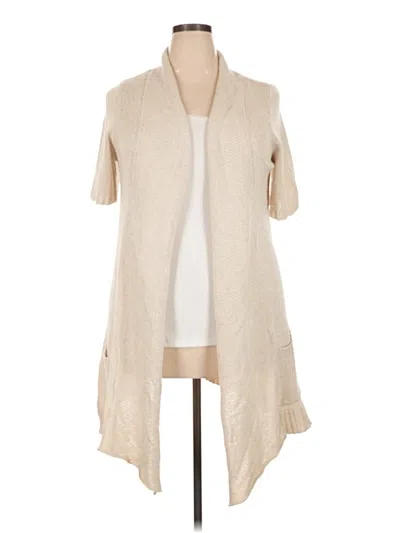 Pre-owned Lane Bryant Cardigan Sweater In Tan