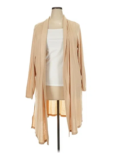 Pre-owned Lane Bryant Cardigan Sweater In Tan