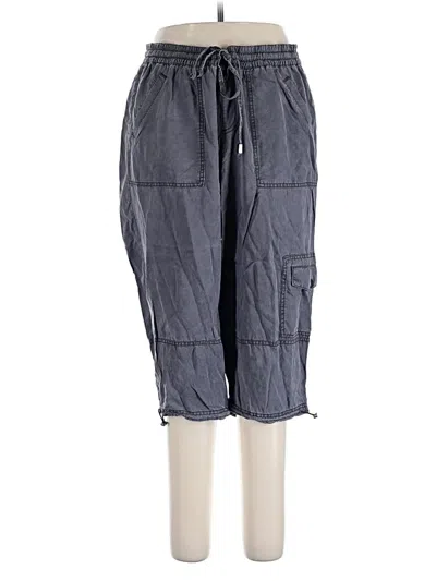 Pre-owned Lane Bryant Cargo Pants In Gray