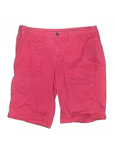 Pre-owned Lane Bryant Cargo Shorts In Pink