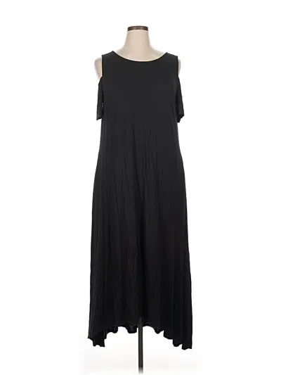 Pre-owned Lane Bryant Casual Dress In Black