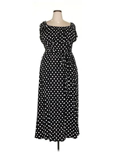 Pre-owned Lane Bryant Casual Dress In Black