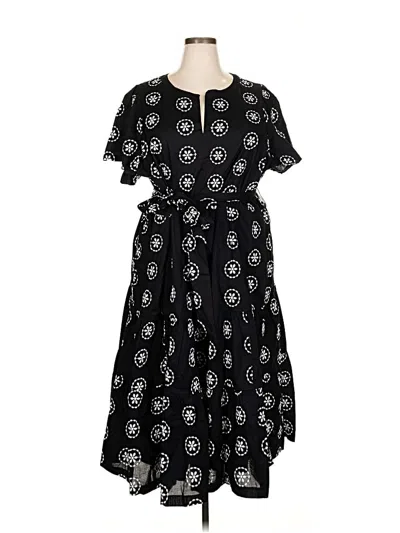 Pre-owned Lane Bryant Casual Dress In Black
