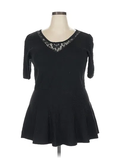 Pre-owned Lane Bryant Casual Dress In Black