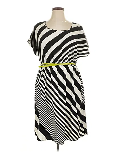 Pre-owned Lane Bryant Casual Dress In Black