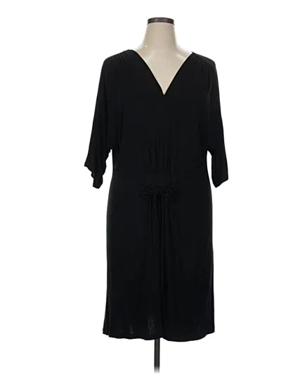 Pre-owned Lane Bryant Casual Dress In Black