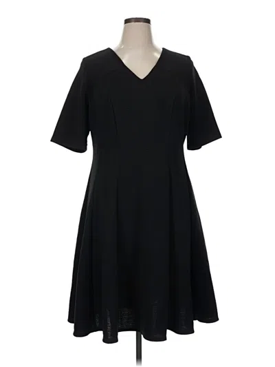 Lane Bryant Casual Dress In Black